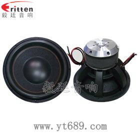 15寸大功率雙磁雙音圈喇叭正面圖 8''中低音舞臺音箱喇叭廠家正反面