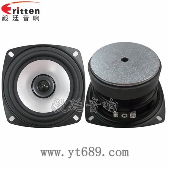78*78mm20芯4歐10瓦全頻喇叭正反面 4寸同軸汽車音響喇叭正反面