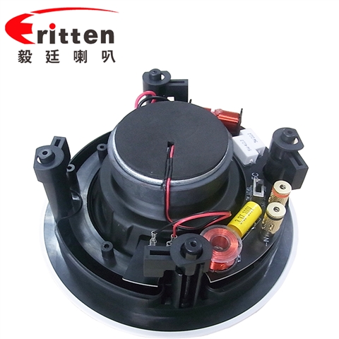 5.25寸（196mm）PP盆/橡膠邊50W鐵氧體全頻天花音箱喇叭