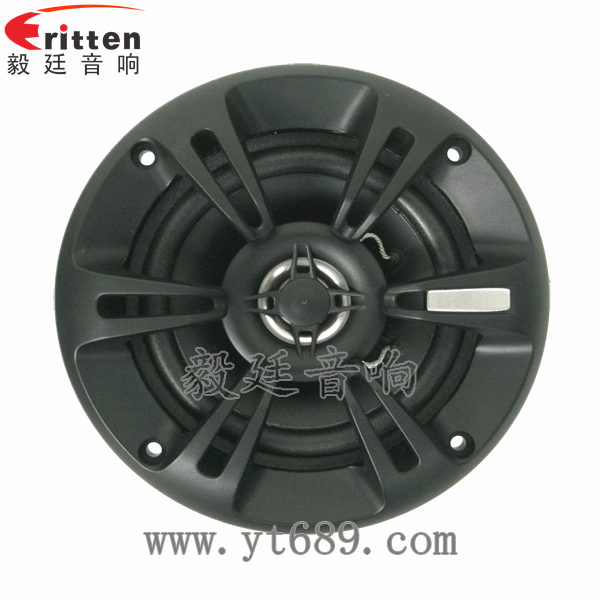 4寸同軸汽車音響喇叭正面圖