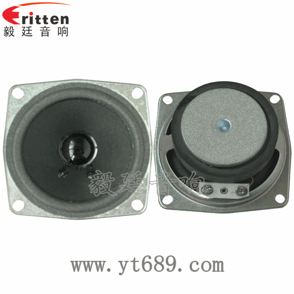 2.5寸4Ω10w喇叭--喇叭廠家正反面