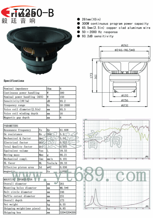 10寸pa喇叭廠家成品圖