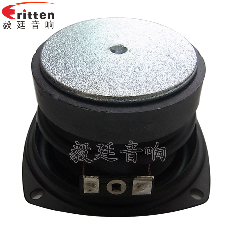 78mm全頻鐵盆架HIFI喇叭反面圖