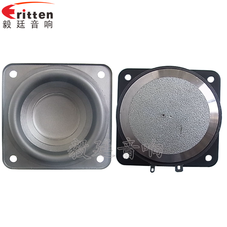 79mm10W多媒體音箱喇叭正反面 4寸同軸汽車音響喇叭正反面