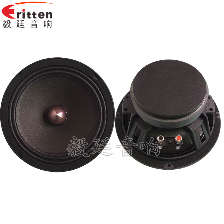 8寸60w汽車改裝喇叭正反面 8''250w 重低音喇叭正反面